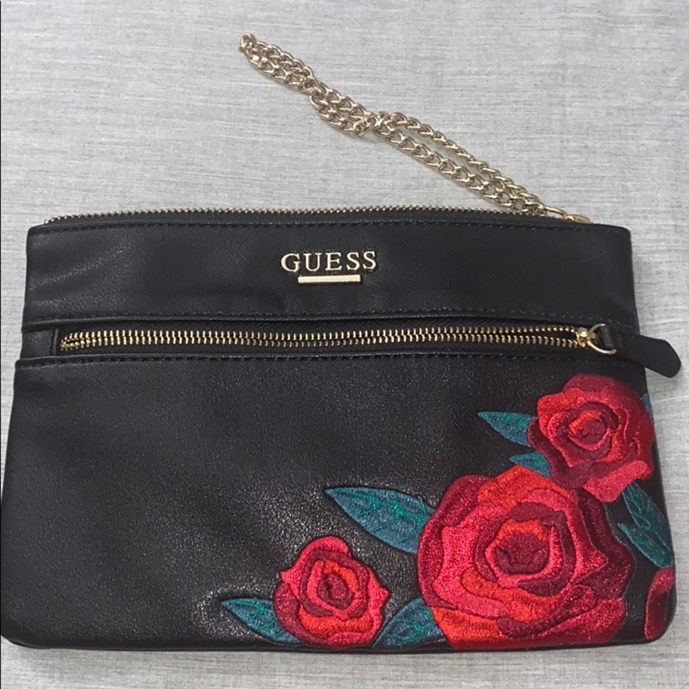 Guess wristlet with rose design - Picture 1 of 2